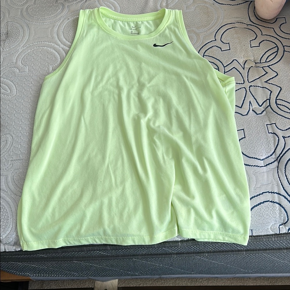 Nike Neon Green Tank Top